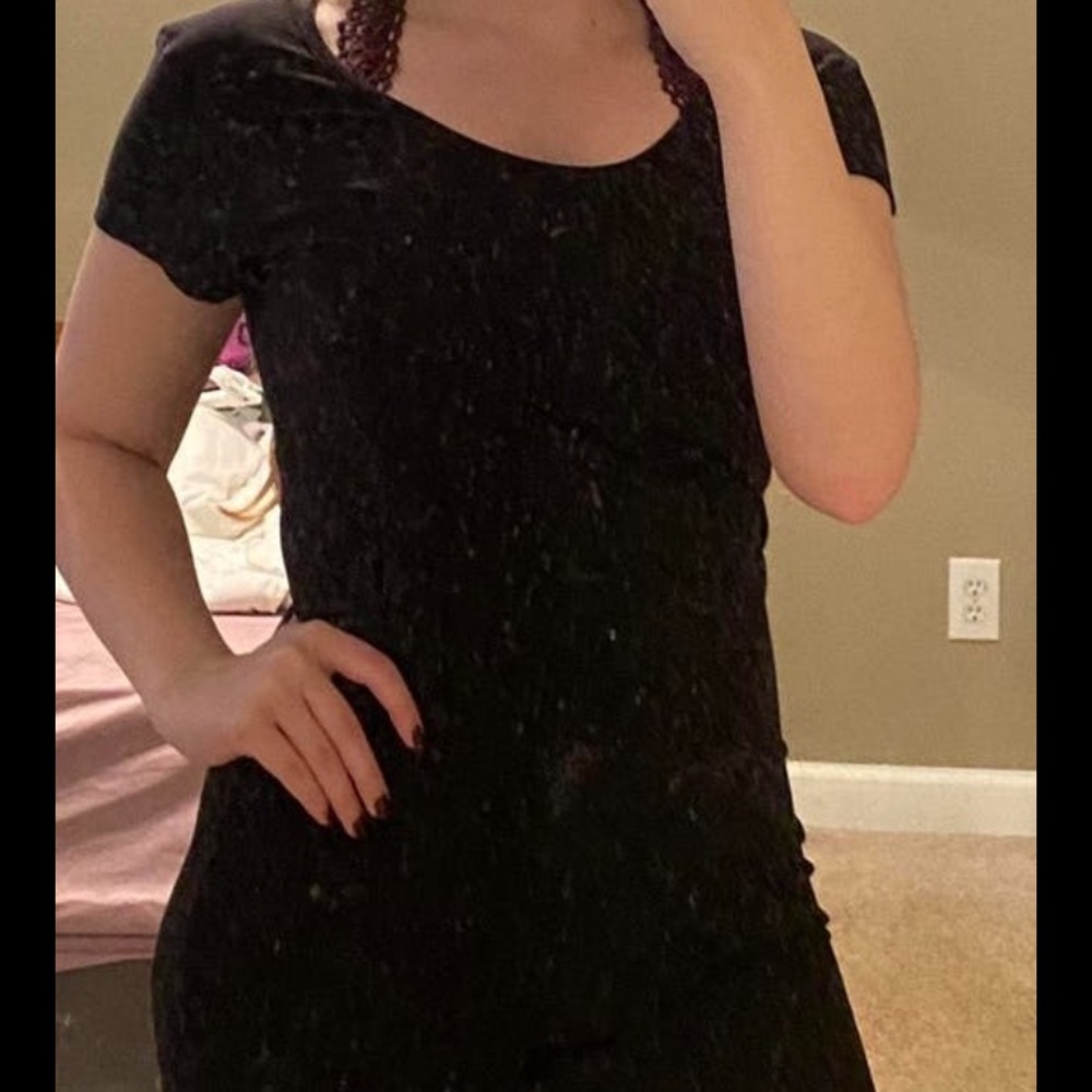 Derek Heart black bodycon dress